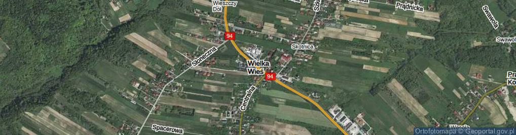 Zdjęcie satelitarne Krakowska ul.